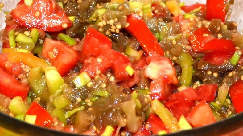 Маленькая фотография блюда по рецепту «Салат из печёных овощей»